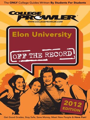 cover image of Elon University 2012